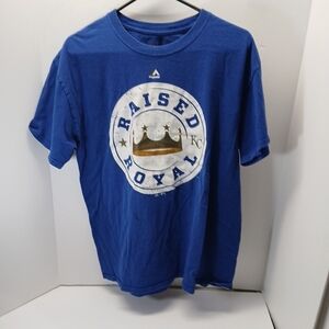 Kansas City Raised Royal Blue Size Large